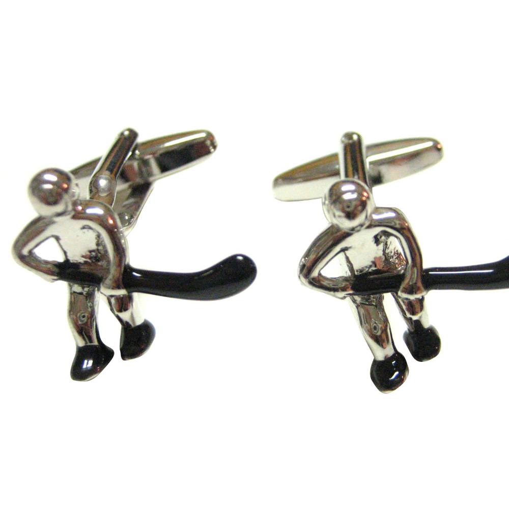 Hockey Player Cufflinks